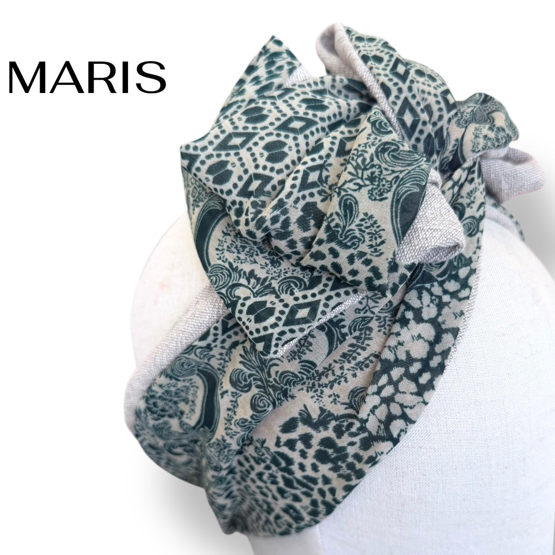 オリエンタルグリーン ワイヤーターバン